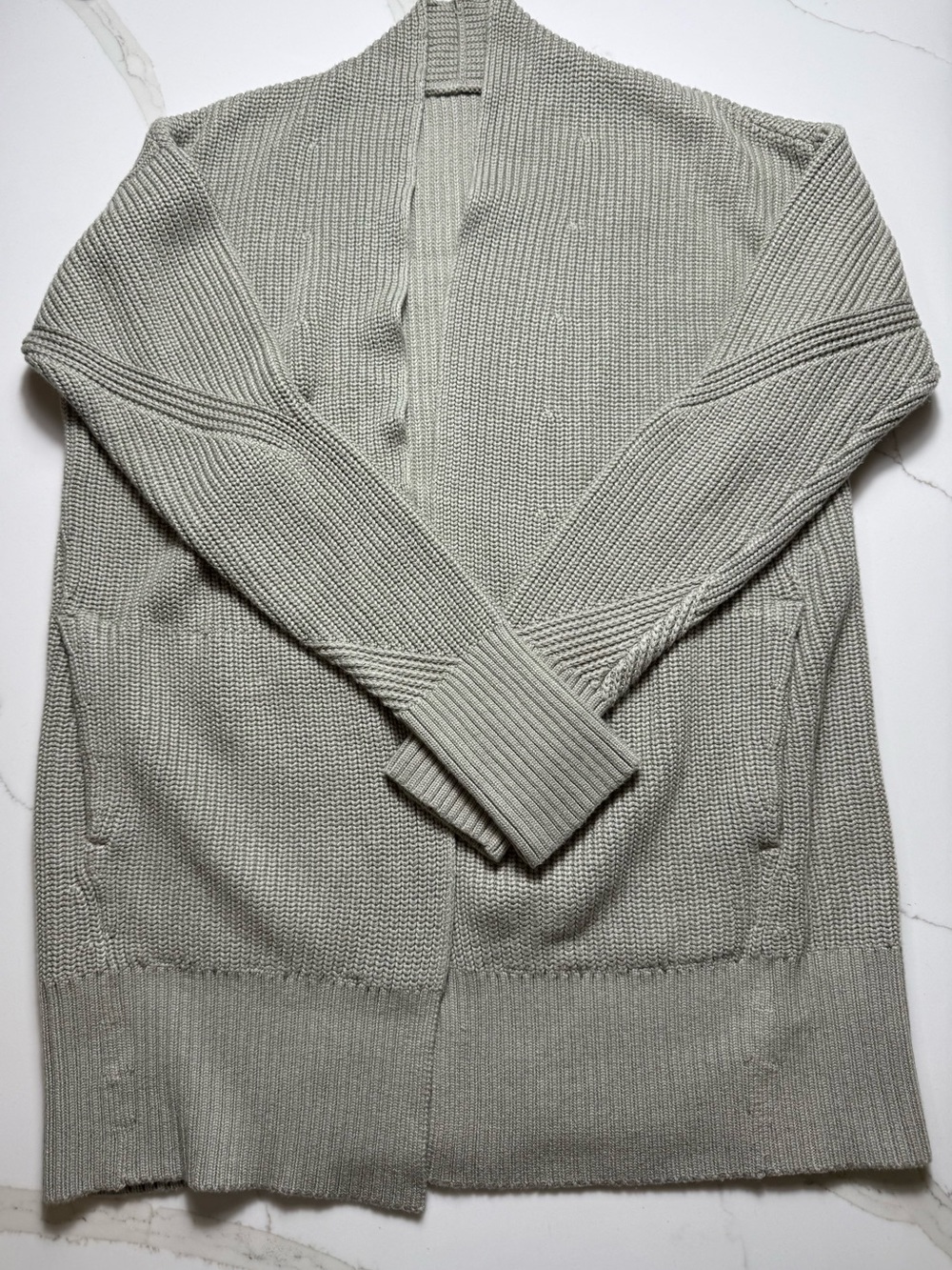 lululemon athletica Open-Front Knit Cardigan - Light Sage